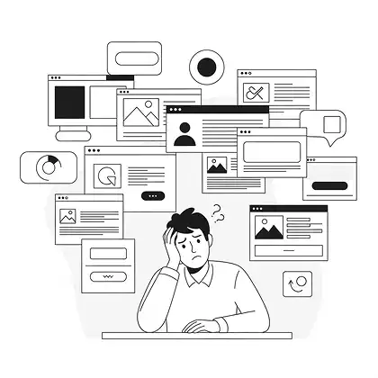 ボタンやカードのデザインが毎回違う